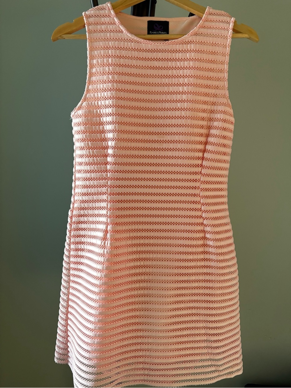 Paper Crane Sleeveless Pink Mini Dress